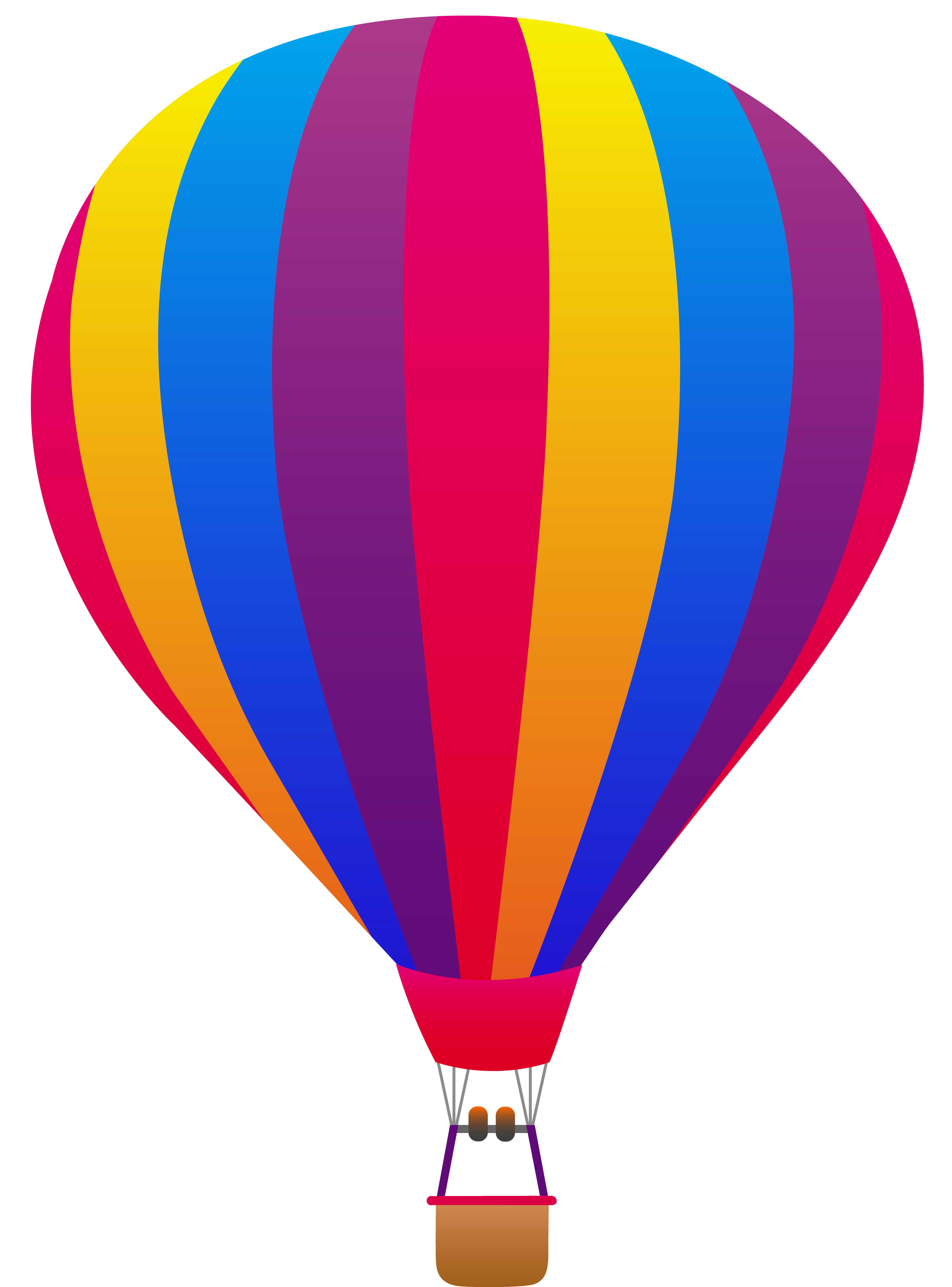 Hot Air Balloon Clip Art Cartoon - Free Clipart Images
