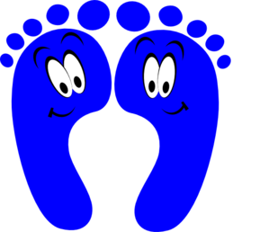 Walking Feet Clipart - Free Clipart Images