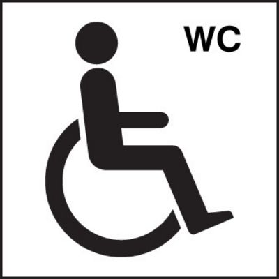 7026 - Toilet/WC Signs - Disabled WC symbol - ClipArt Best ...