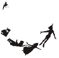 Disney, Silhouette pictures and Tinkerbell