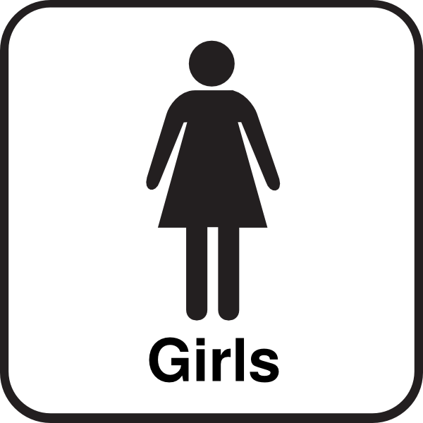 Men Women Bathroom Sign Clipart