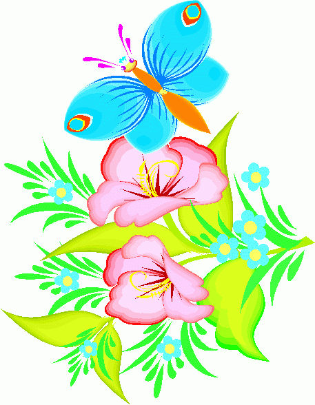 Butterfly Flower Clipart - Free Clipart Images