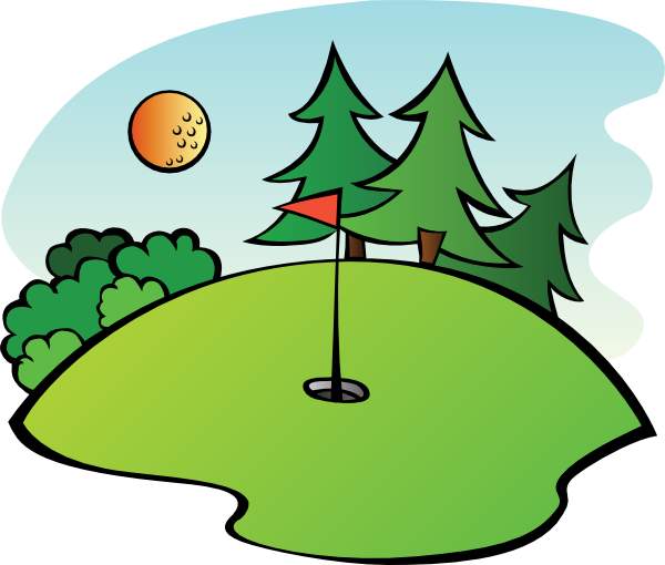 Golf Course Clip Art - Tumundografico