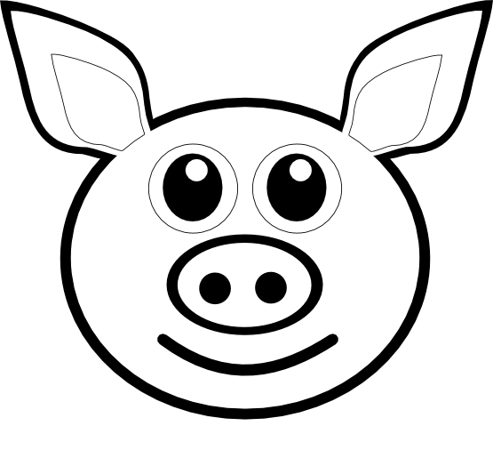 524 views Cartoon Pig Head