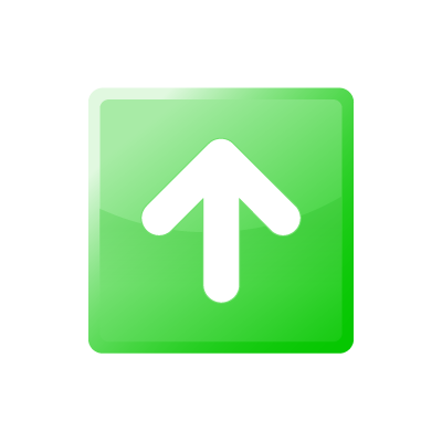 arrow03up, arrow, up, green, upload, icon, 256x256 | designdownloader.
