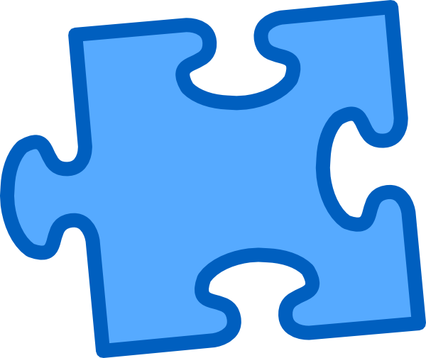 blue puzzle piece autism