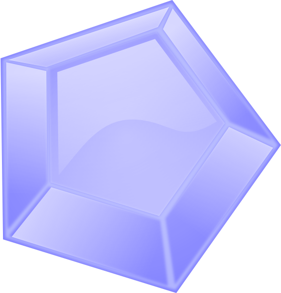 Blue Diamond Shape clip art - vector clip art online, royalty free ...