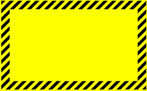 Blank Caution Signs Clipart