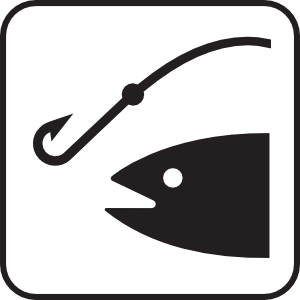 Fishing clip art Free Vector