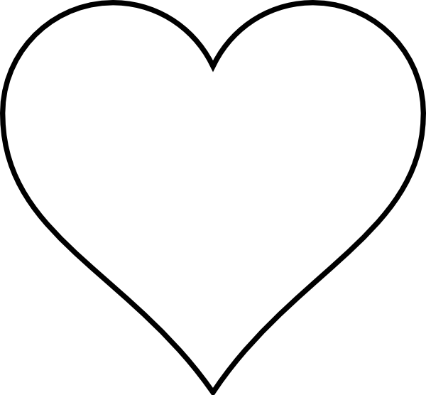 Blank Heart Template