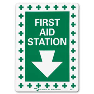 ZEE Medical USA: 2272 Signs - First Aid Station