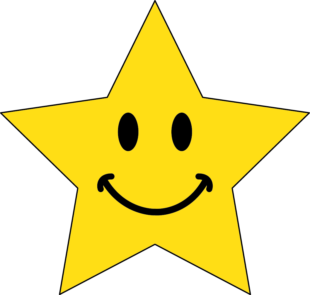 free clipart happy star - photo #1