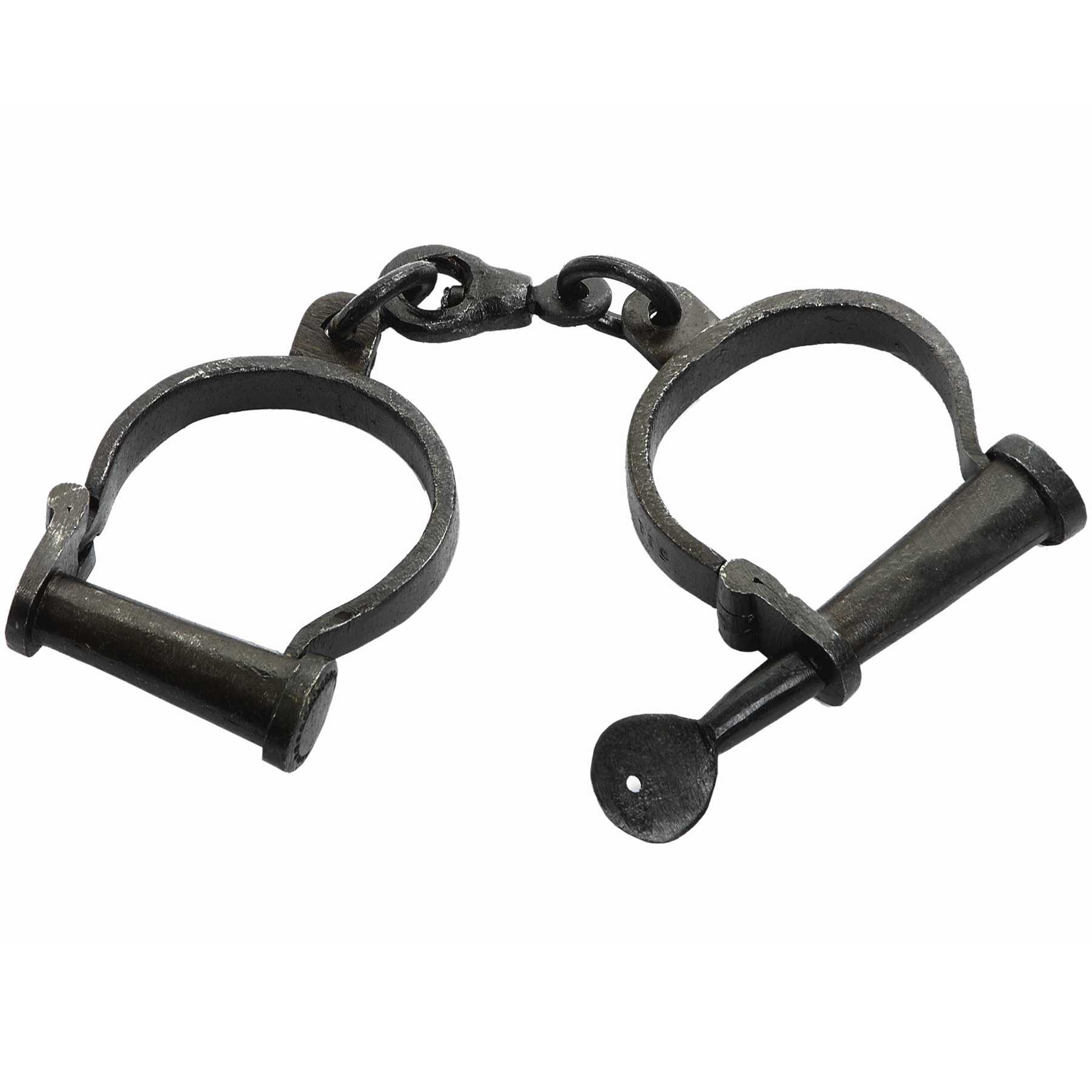 Pair Of Black Handcuffs Adjustable (S994) | Other Swords And ...