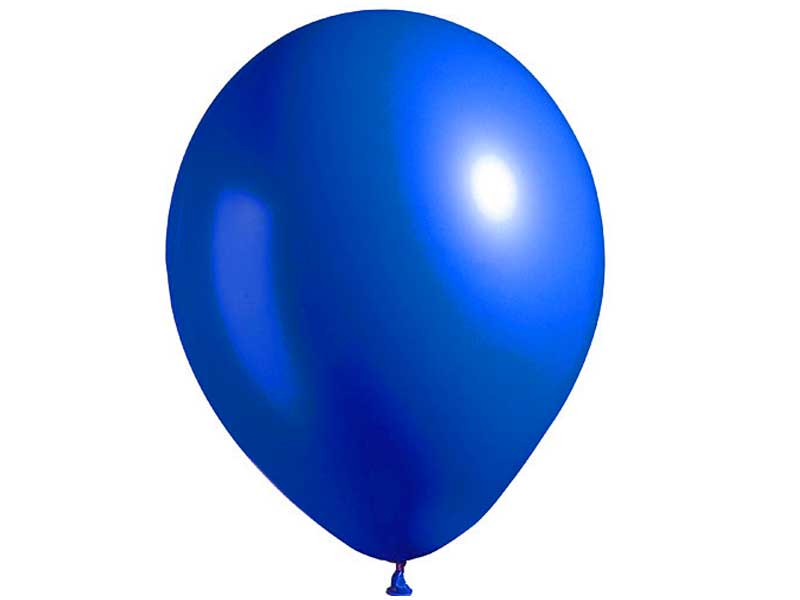 12" Metallic Latex Balloons-Royal Blue-25/pk | MonsterMarketplace.