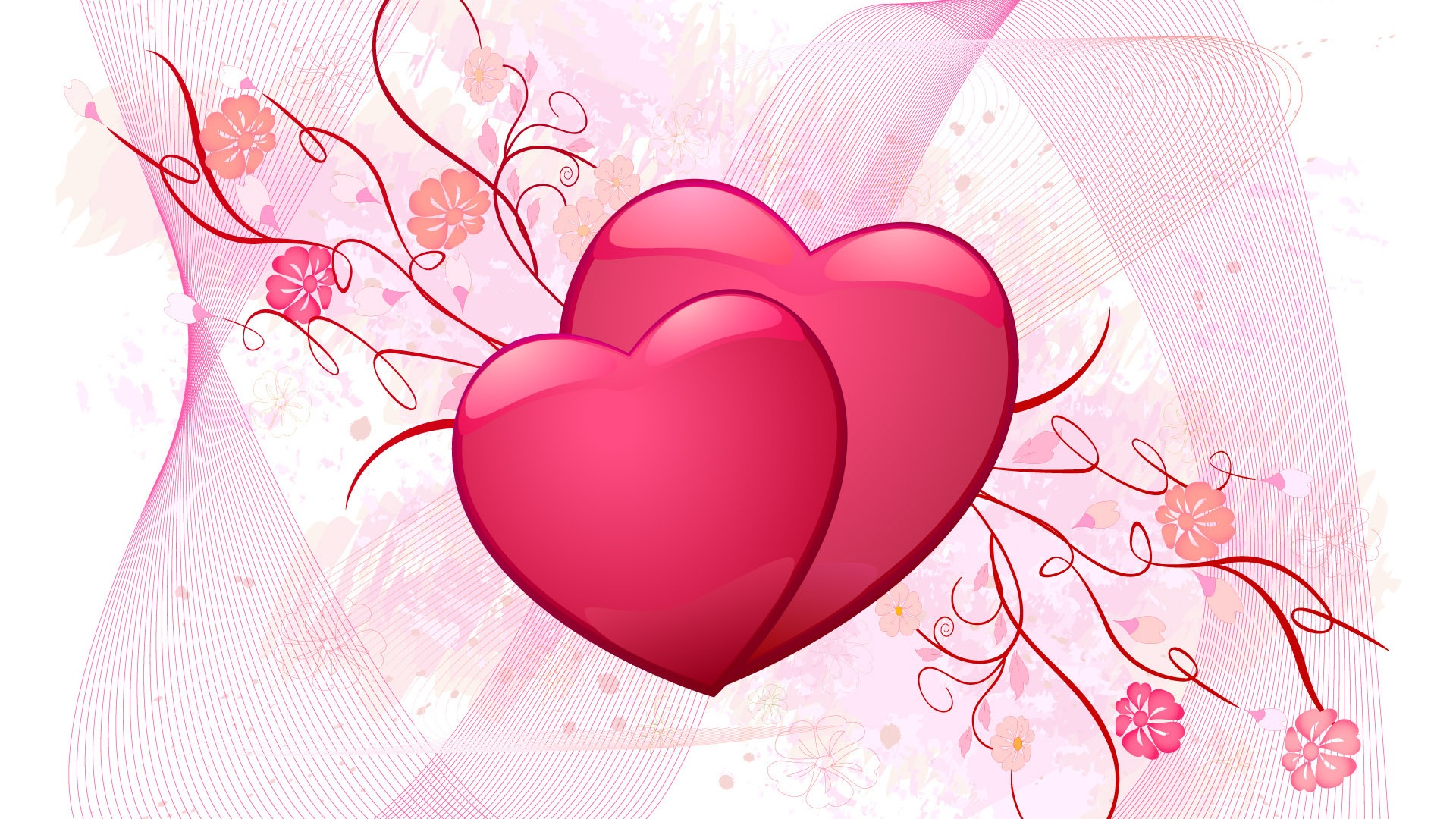 Cute Heart Love Pink Backgrounds HD Wallpapers #215719 ...