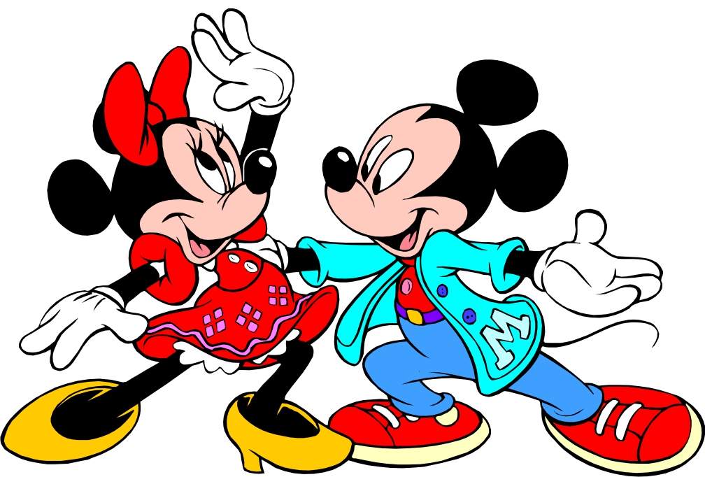 Disney Cartoon Mickey Mouse And Minnie Mouse D #19229 Wallpaper ...