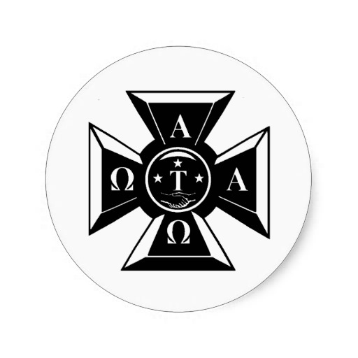 Alpha & Omega Sticker from Zazzle.