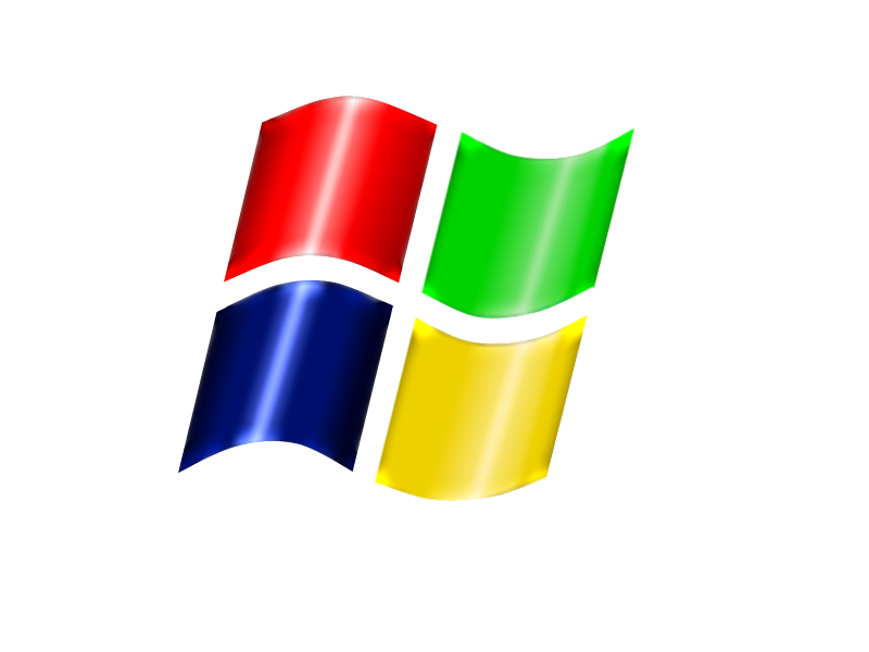 Glossy Windows xp logo