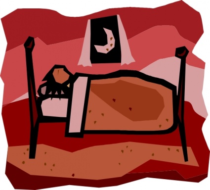 A Person Sleeping clip art vector, free vector images