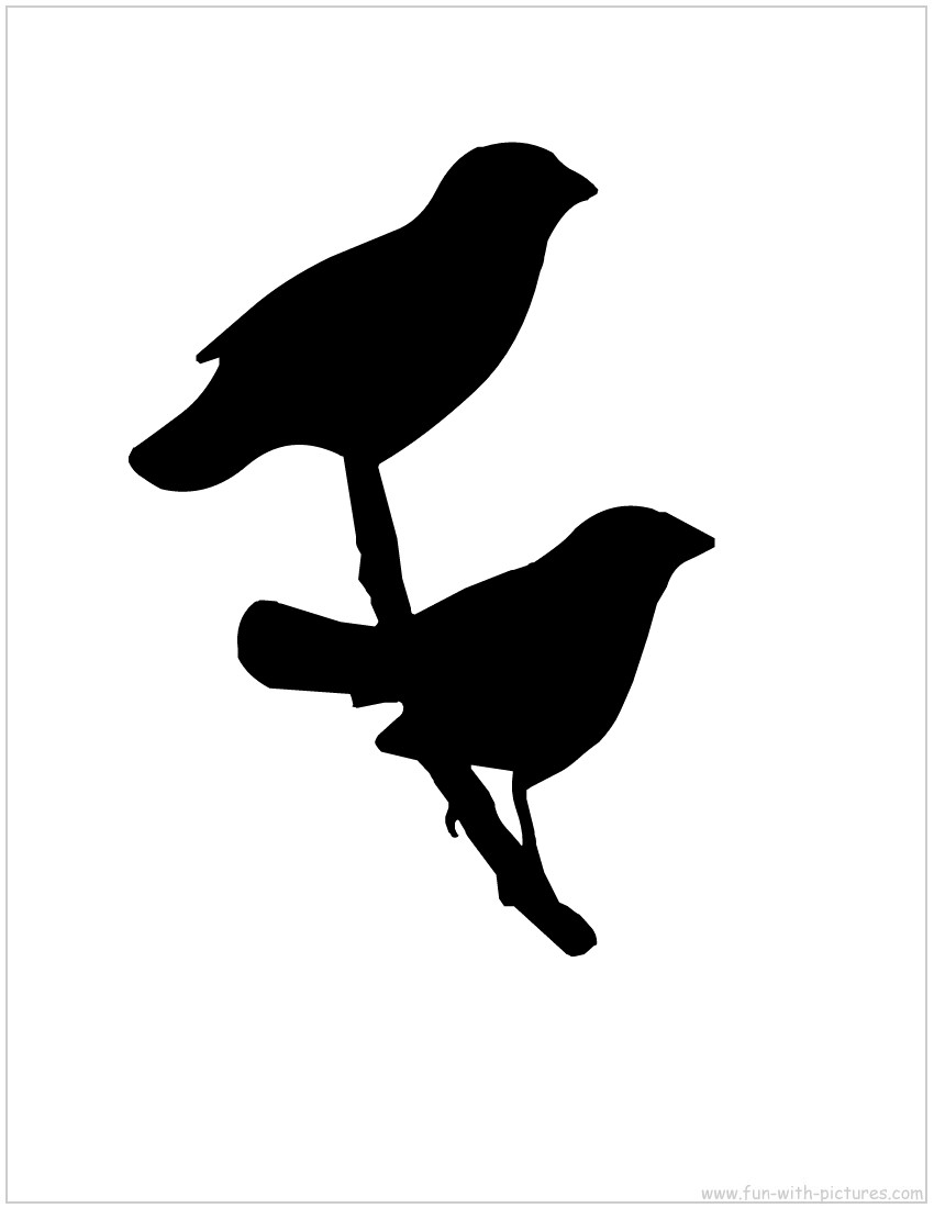 Bird clipart silhouette