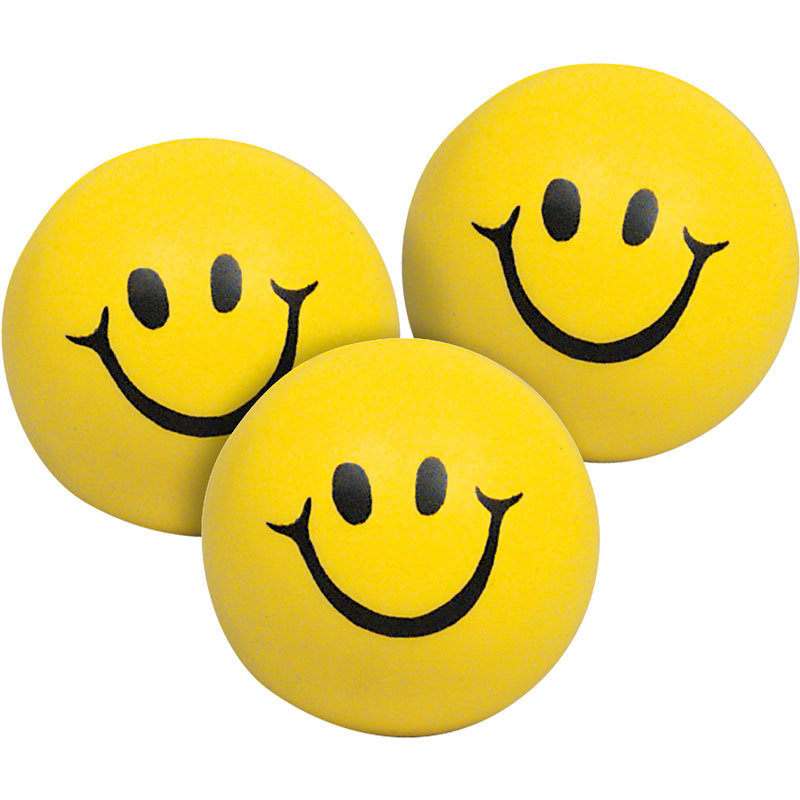 Squeeze Smiley Face Balls