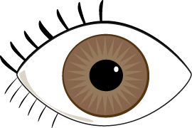 Clipart brown eyes