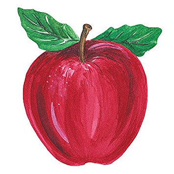 Wallies 12104 Red Apple Wallpaper Cutout - Amazon Red Apple ...