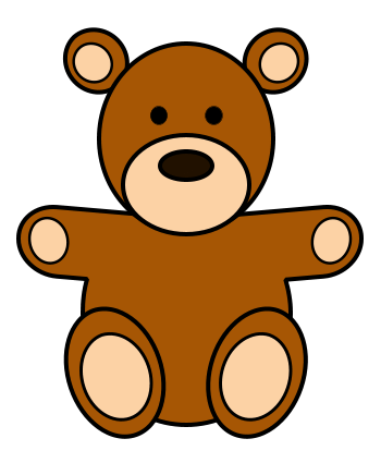 How to draw a teddy bear