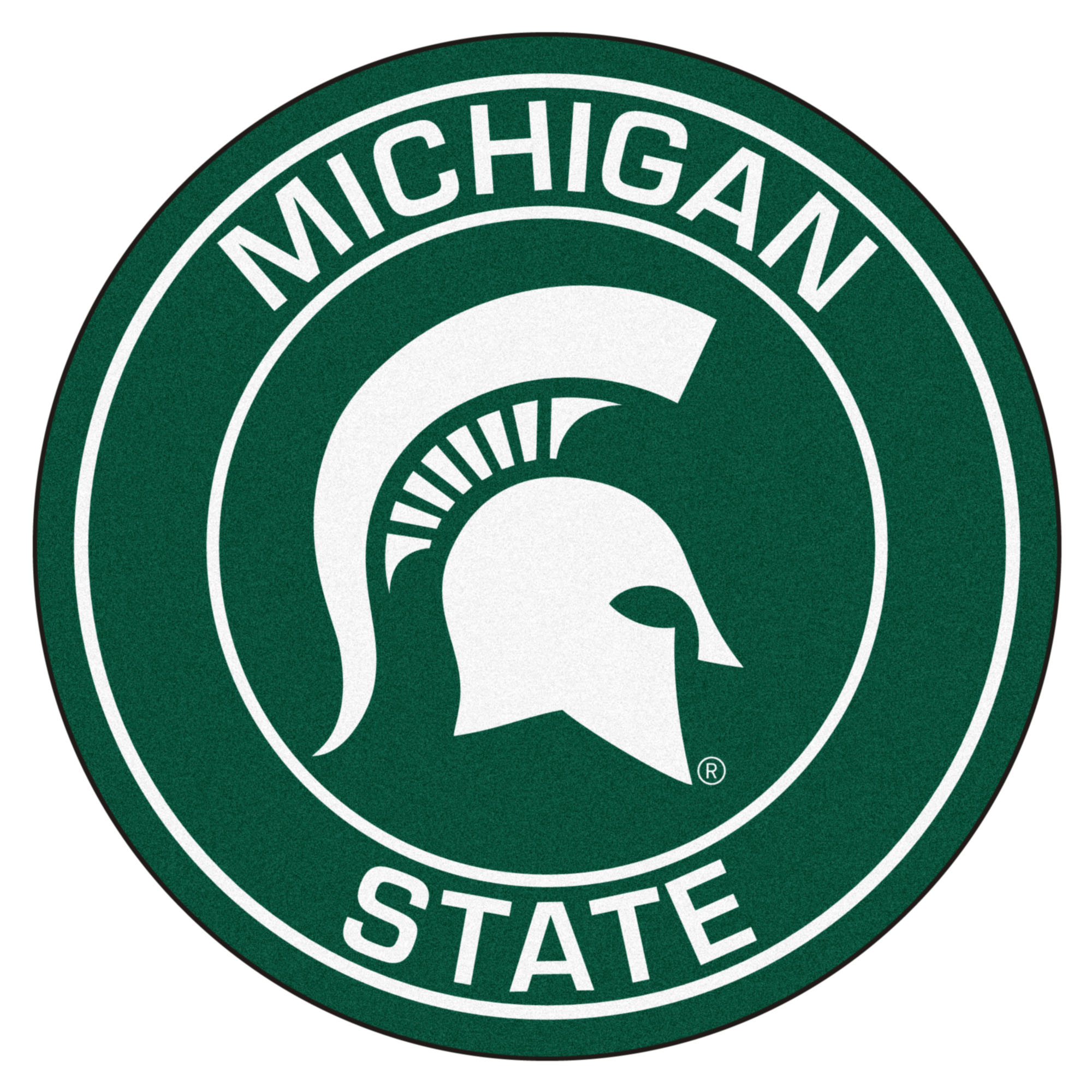 Michigan State University Spartans Logo Roundel Mat – 27”