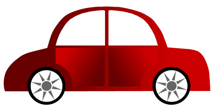 Red Ferrari Car Clipart - The Cliparts