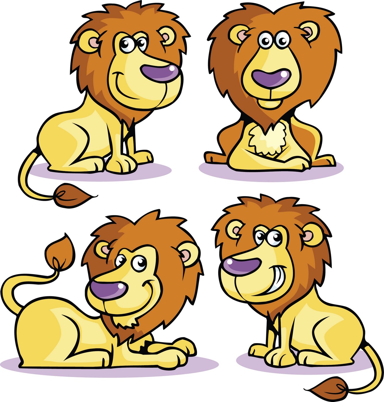 Pics Of Cartoon Lions