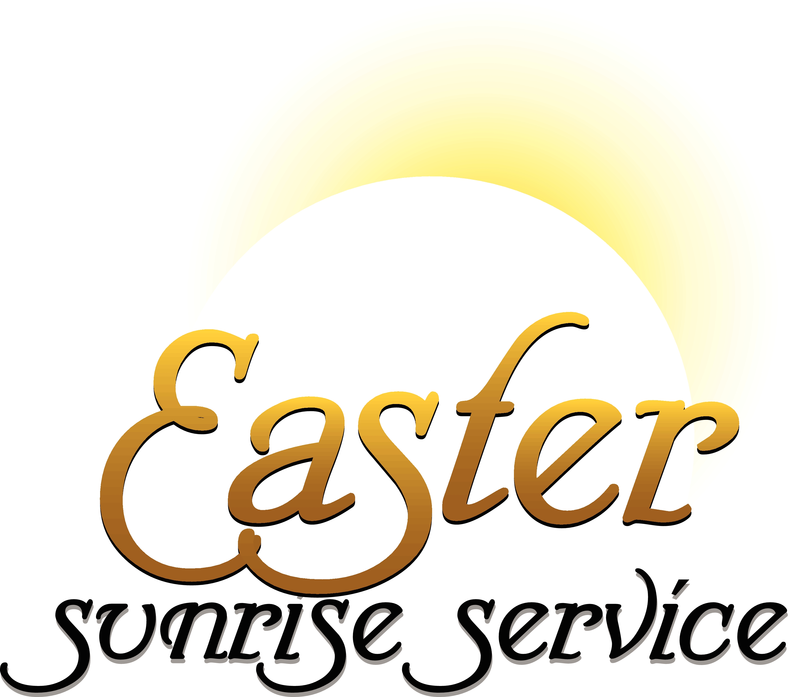 Easter sunday service clipart