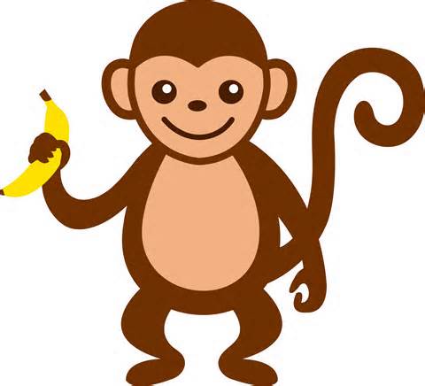 Baby Monkey Face Clipart