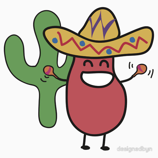 Mexican Jumping Bean Cartoon