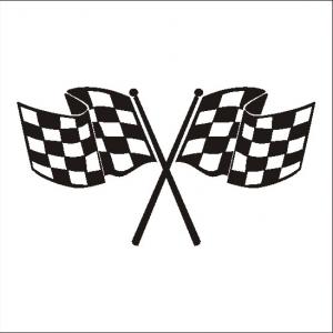 Exclusive Clipart Wavy Checkered Flag Layout | ClipArTidy