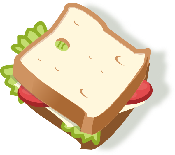 Vegetarian Sandwich Clip Art - vector clip art online ...