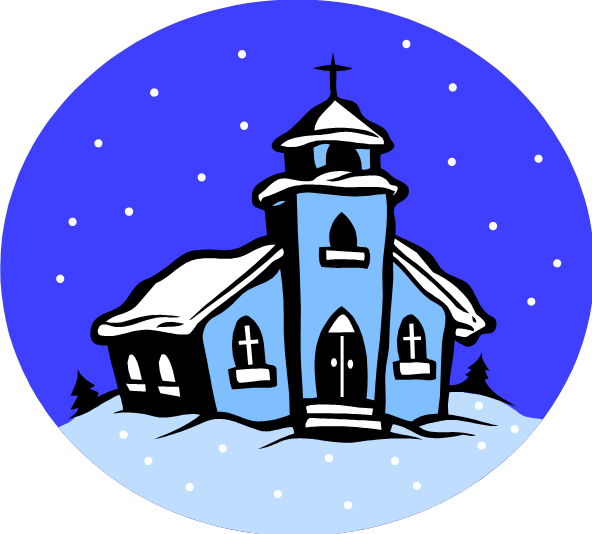Winter Church Clipart