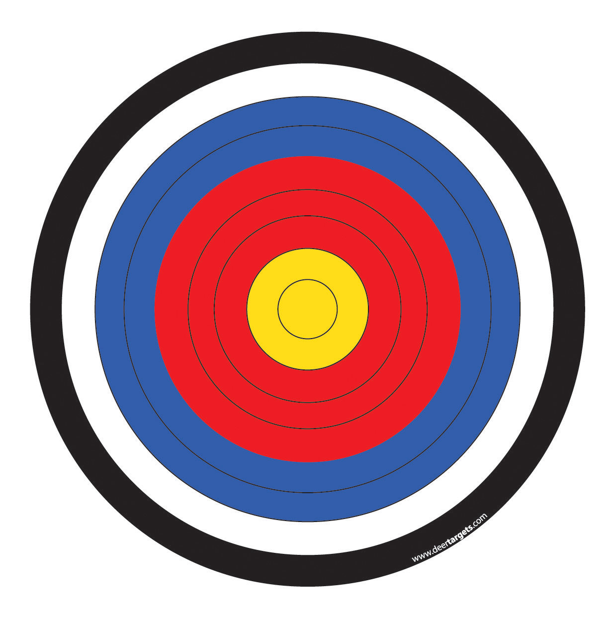 Printable Bullseye Shooting Targets - ClipArt Best