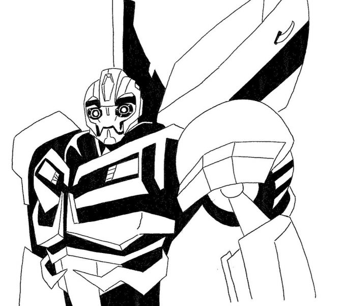 Coloring Print Bumblebee Transformer Coloring Page New On ...