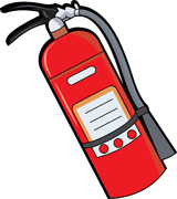 Clipart of fire extinguisher