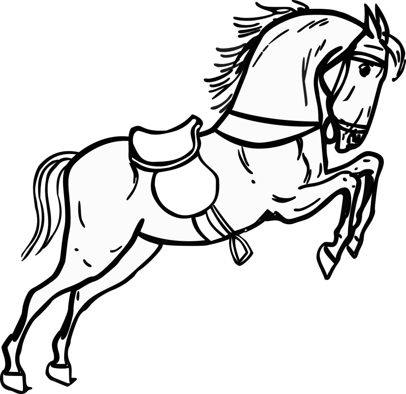 Best Horse Clipart Black and White #28968 - Clipartion.com