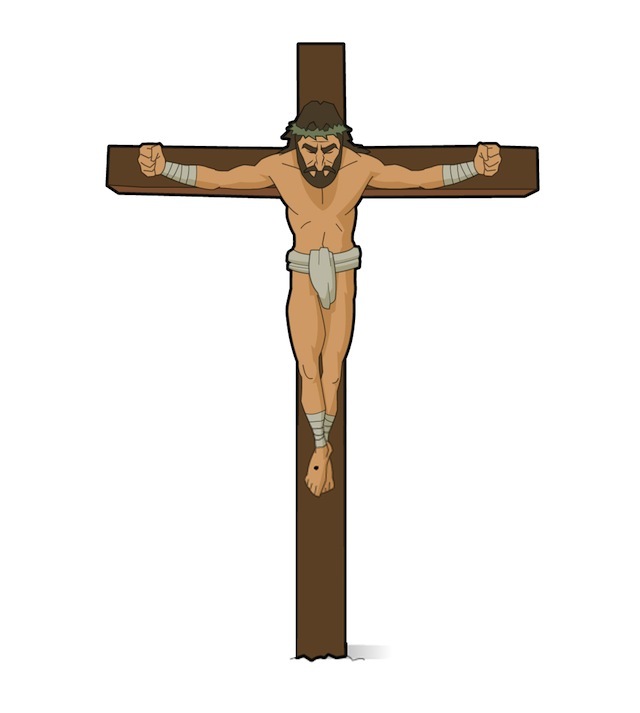 Jesus On The Cross Cartoon | Free Download Clip Art | Free Clip ...