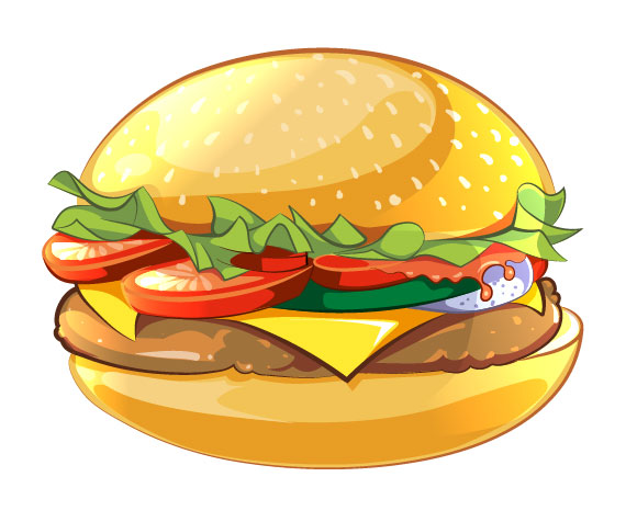How to Create Cartoon Style Vector Burger - Adobe Illustrator ...