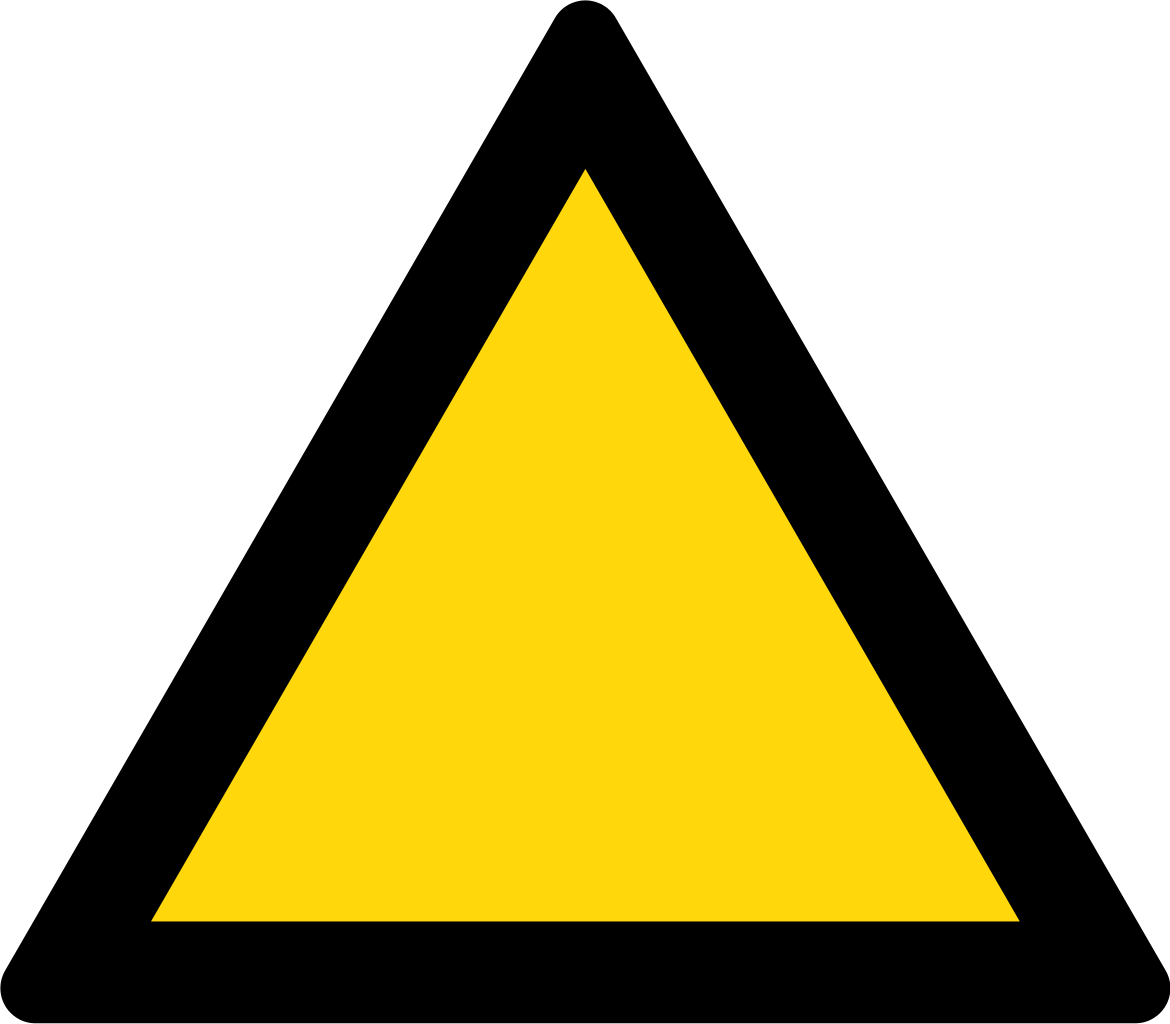 File:Triangle warning sign (black and yellow).svg
