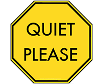 Shhh Quiet Please Sign - ClipArt Best