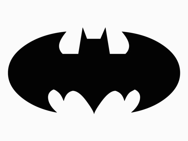 Small Batman Logo Template