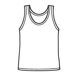 Collection Blank Tank Top Template Pictures - Kianes