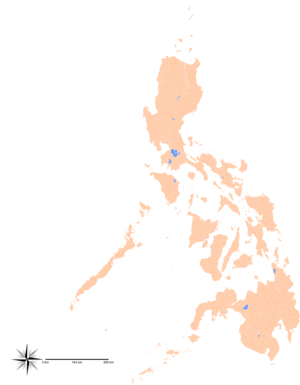 Maps: Philippine Map Vector