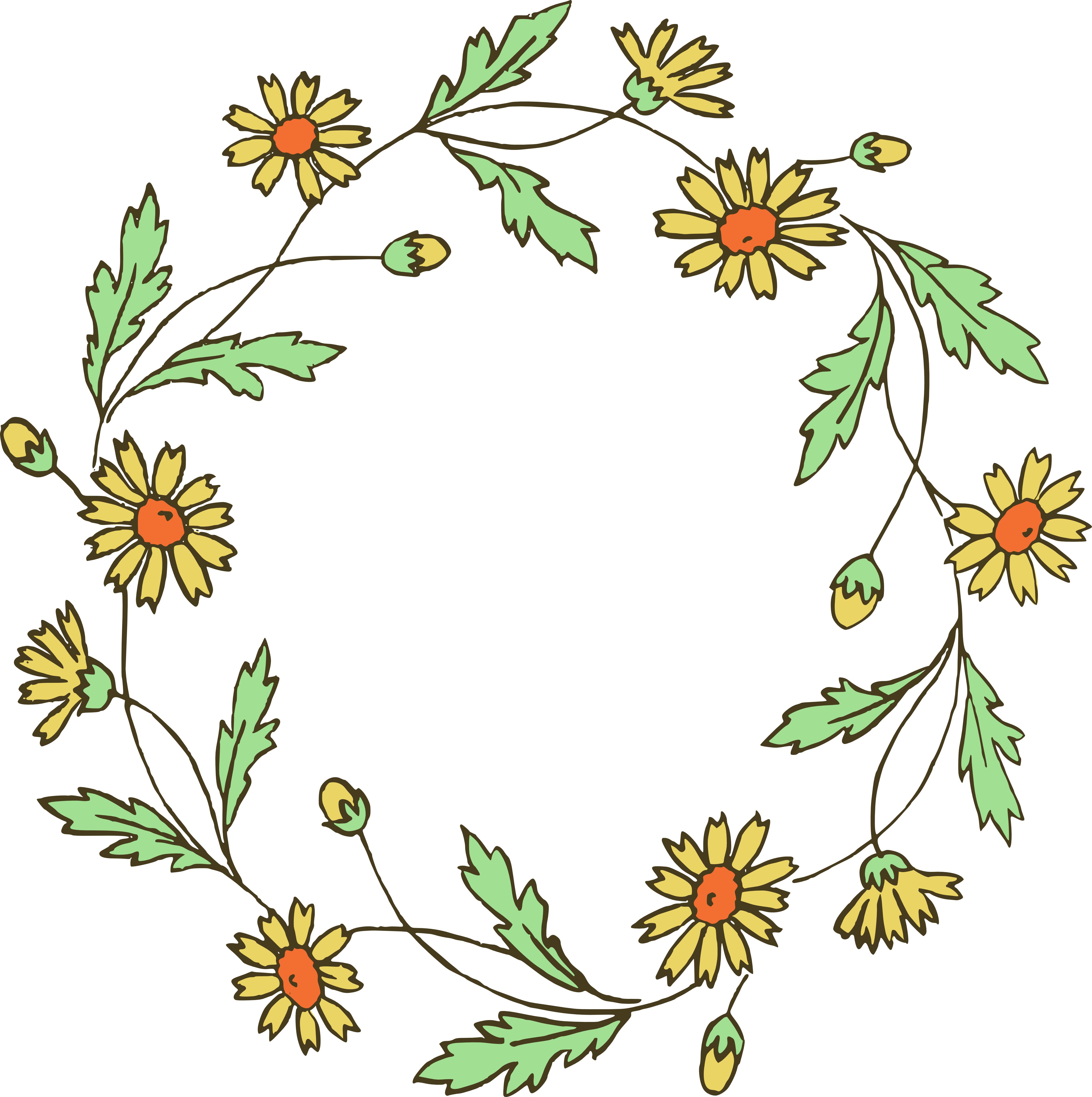 Vintage Flowers Clip Art