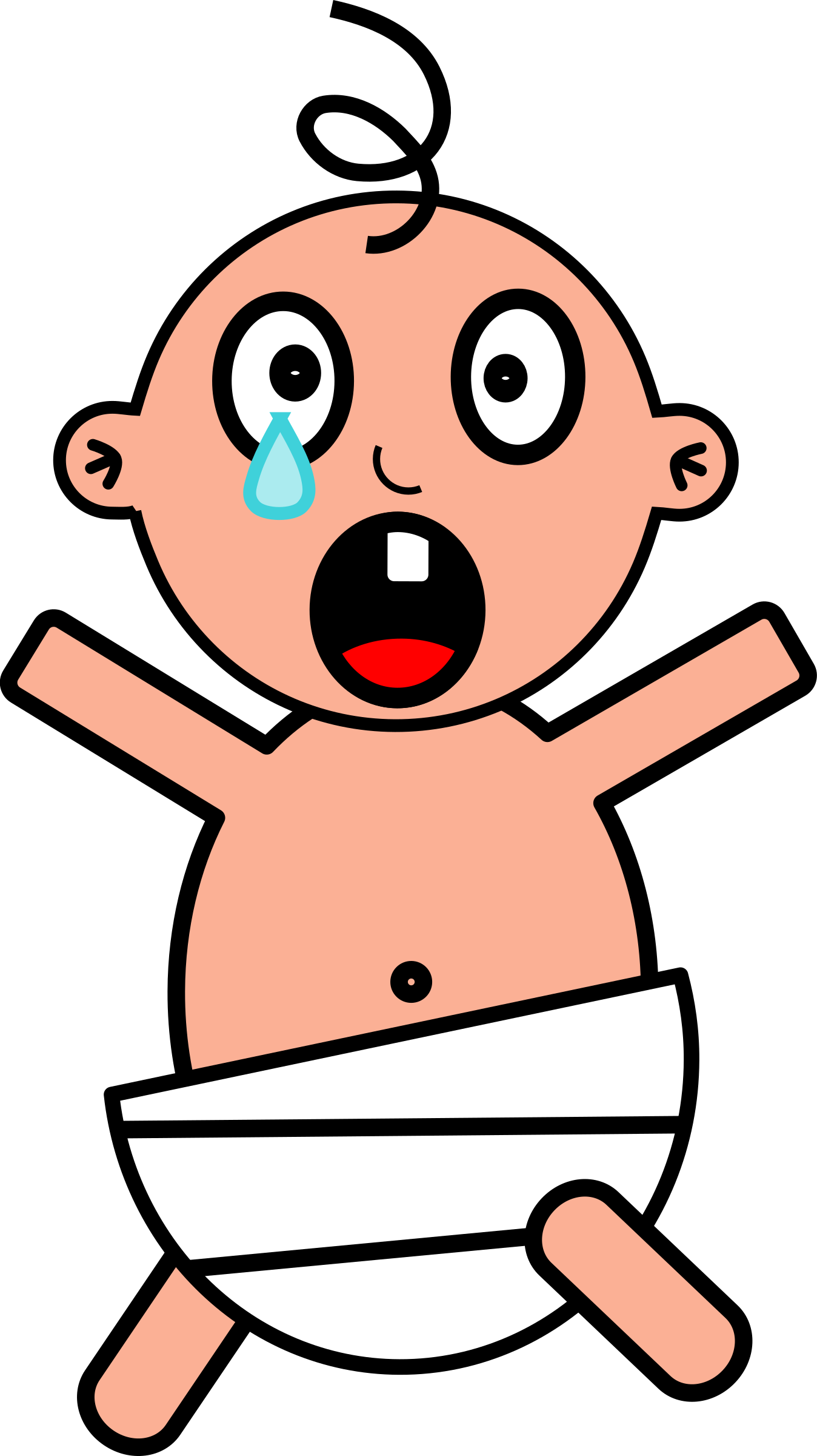 Cartoon Crying Baby - ClipArt Best